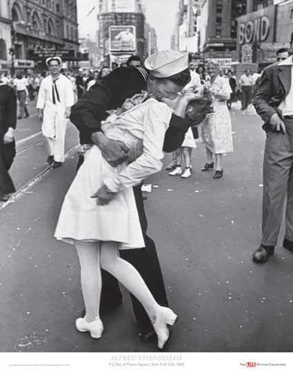 times square kiss 1945. “V-J Day, Times Square, 1945″,